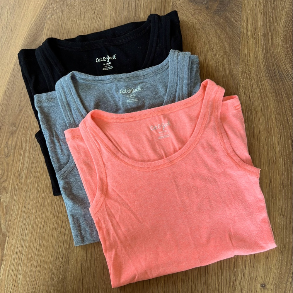 Cat and Jack girls tanks